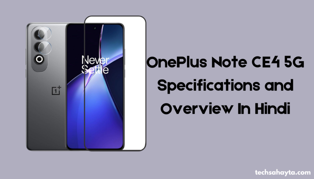 OnePlus Note CE4 5G