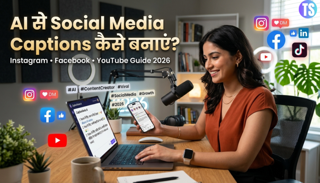 AI से Social Media Captions कैसे बनाएं?